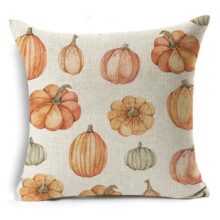 Housse de coussin nature d’octobre la citrouille de Thanksgiving Housse de coussin nature d'octobre la citrouille de Thanksgiving 5