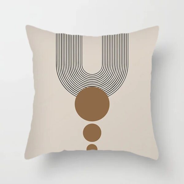 Housse de coussin moderne ligne abstraites ombre et lumière Housse de coussin moderne ligne abstraites ombre et lumière 4
