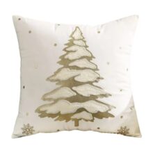 Housse de coussin dorée la festive Housse de coussin dorée la festive 2