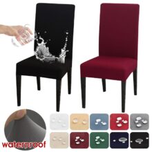 Housse de chaise waterproof universel uni 1