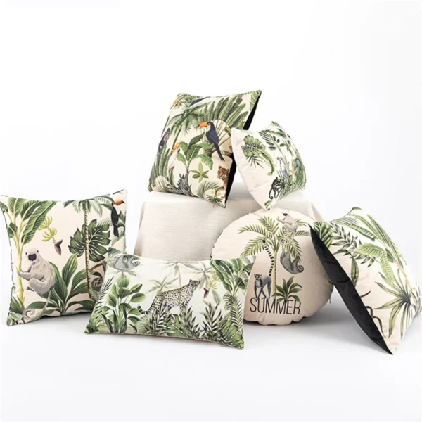 Housse de coussin La forêt tropicale nature Housse de coussin La forêt tropicale nature 1