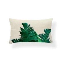 Housses de coussin nature plante et cactus 30x50cm 1