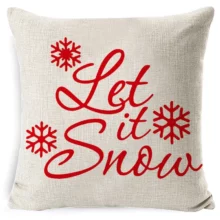 Housse de coussin Happy Snow 2