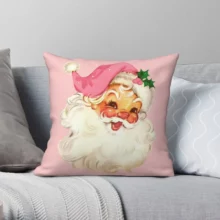 Housse de coussin Père Noël Rose Housse de coussin Père Noël Rose 1