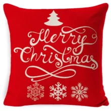 Housse de coussin Happy Snow 1