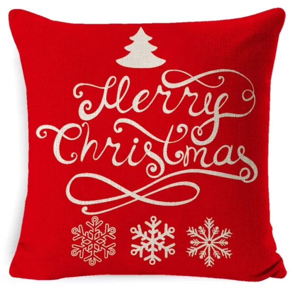 Housse de coussin Happy Snow 1