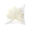 Taie d'oreiller en polyester imprimé plante dorée, housse de coussin de canapé, décoration d'intérieur 18