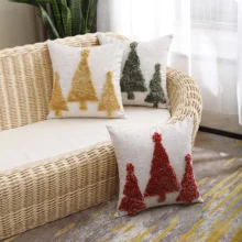 Housse de coussin Les sapinettes Housse de coussin Les sapinettes 1