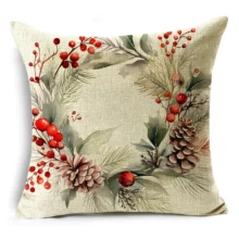 Housse de coussin de Noël bonhomme de neige Housse de coussin de Noël bonhomme de neige 15