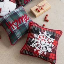 Housse de coussin Noël Flocon Housse de coussin Noël Flocon 1