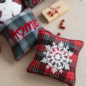 Housse de coussin Noël Flocon Housse de coussin Noël Flocon 1