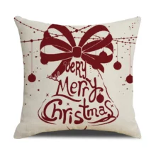 Housse de coussin Noël cerf de montagne et bonhomme de neige Housse de coussin Noël cerf de montagne et bonhomme de neige 4