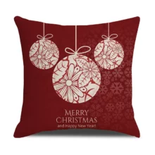 Housse de coussin Noël cerf de montagne et bonhomme de neige Housse de coussin Noël cerf de montagne et bonhomme de neige 5