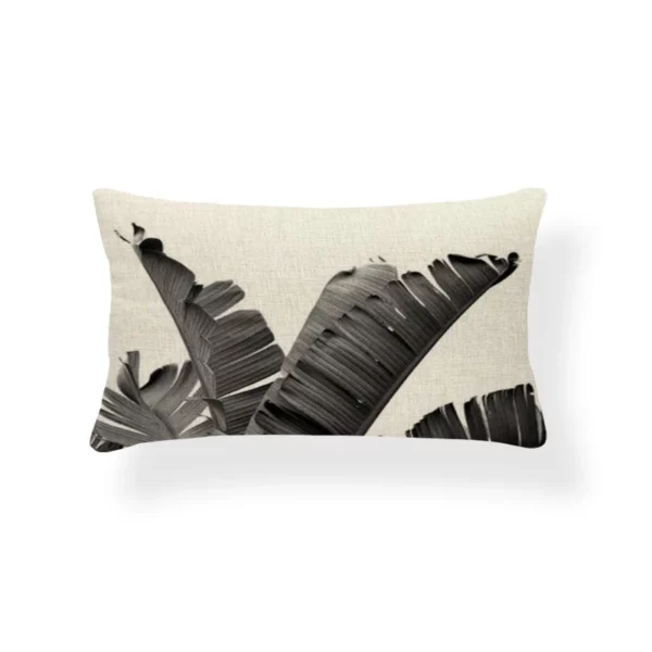 Housses de coussin nature plante et cactus 30x50cm 2