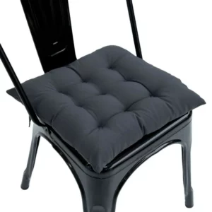 Coussin de siège imperméable carré capitonné Coussin de siège imperméable carré capitonné 2