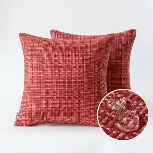 Housse de coussin imperméable pour salon extérieur 3