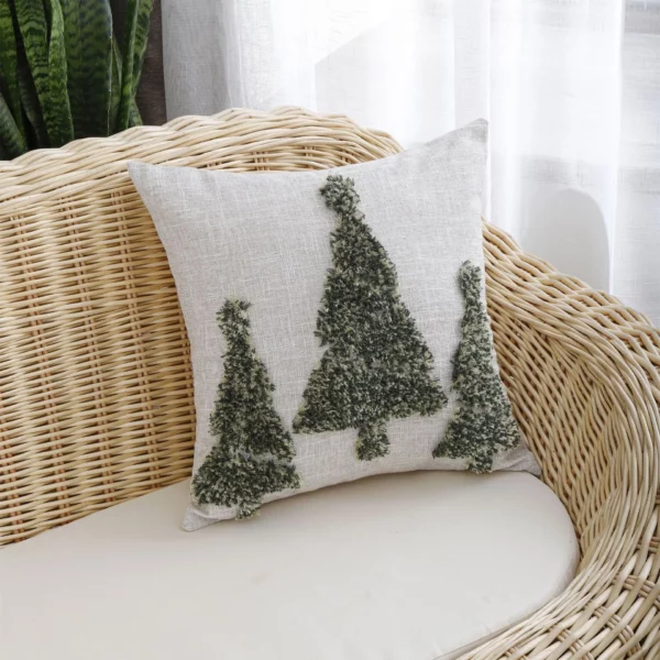 Housse de coussin Les sapinettes Housse de coussin Les sapinettes 3