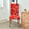 Housse de chaise Noël Happy 2