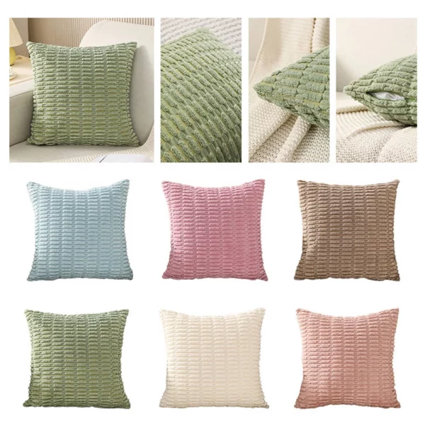 Housse de coussin velours tout doux Housse de coussin velours tout doux 6