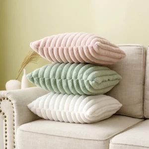 Housses de coussin velours doux et cosy Housses de coussin velours doux et cosy 2