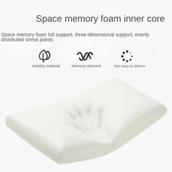 Coussin rectangulaire en mousse à mémoire de forme Coussin rectangulaire en mousse à mémoire de forme 3