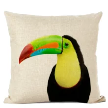 Housse de coussin animaux toucan et ses amis Housse de coussin animaux toucan et ses amis 7