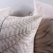 Housse de coussin imprimée de feuillage Housse de coussin imprimée de feuillage 2