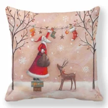 Housse de coussin Histoires de noël Housse de coussin Histoires de noël 2