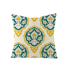 Housse de coussin scandinave géométrique cerf 3D Housse de coussin scandinave géométrique cerf 3D 4