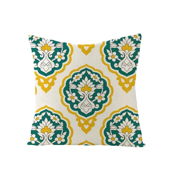 Housse de coussin scandinave géométrique cerf 3D Housse de coussin scandinave géométrique cerf 3D 4