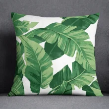 Housse de coussin nature tropical et motifs géométriques Housse de coussin nature tropical et motifs géométriques 3