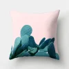 Housse de coussin nature plantes tropicales et cactus déco 8