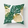 Housse de coussin nature plantes tropicales et cactus déco 4