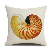 Housse de coussin océanique mammifère et crustacé Housse de coussin océanique mammifère et crustacé 2