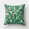 Housse de coussin nature plantes tropicales et cactus déco 14