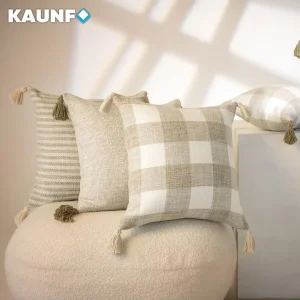 Housse de coussin carreaux originaux Housse de coussin carreaux originaux 1