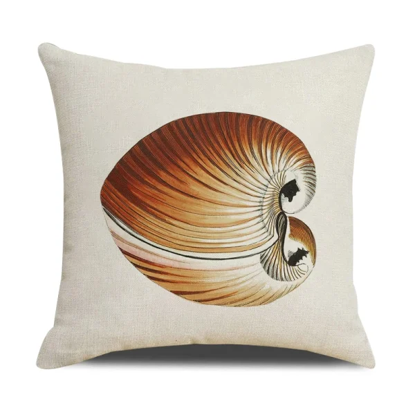 Housse de coussin océanique mammifère et crustacé Housse de coussin océanique mammifère et crustacé 3
