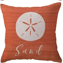Housse de coussin aux motifs marin pour déco style bord de mer Housse de coussin aux motifs marin pour déco style bord de mer 3