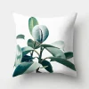 Housse de coussin nature plantes tropicales et cactus déco 9