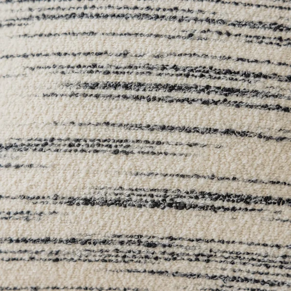 Housse de coussin modernes design rayé noir et blanc tendance 4