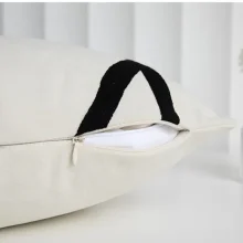 Housse de coussin scandinave design moderne noir et blanc élégant Housse de coussin scandinave design moderne noir et blanc élégant 4