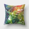 Housse de coussin nature plantes tropicales et cactus déco 5