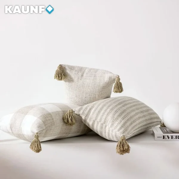 Housse de coussin carreaux originaux 2