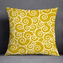 Housse de coussin mosaïque scandinave motifs géométriques et organiques Housse de coussin mosaïque scandinave motifs géométriques et organiques 9