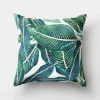 Housse de coussin nature plantes tropicales et cactus déco 11