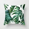 Housse de coussin nature plantes tropicales et cactus déco 18