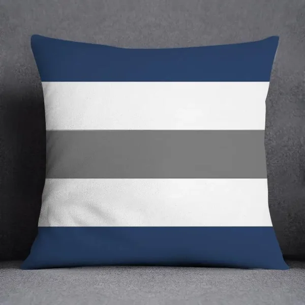 Housse de coussin mosaïque scandinave motifs géométriques et organiques Housse de coussin mosaïque scandinave motifs géométriques et organiques 2