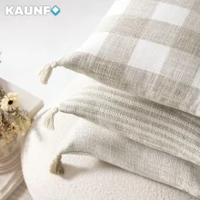 Housse de coussin carreaux originaux 3