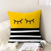 Housse de coussin modernes collection yellow best summer 8