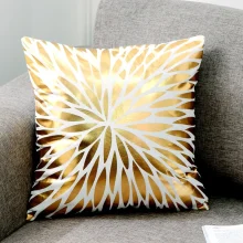 Housses de coussin brillantes les Dorées 3